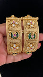 Antique Polki Kundan Openable Bangles | Wedding Wear Kadas