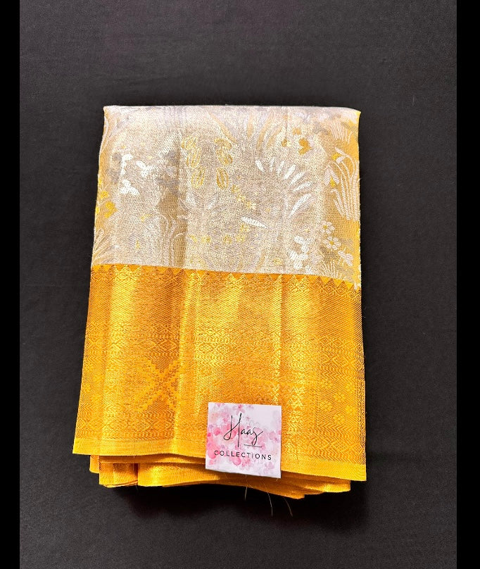 Pure Kanjivaram Pattu Saree /Indian Traditional Saree /Bridal Saree