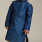 Boys Blue Embroidered Kurta Set