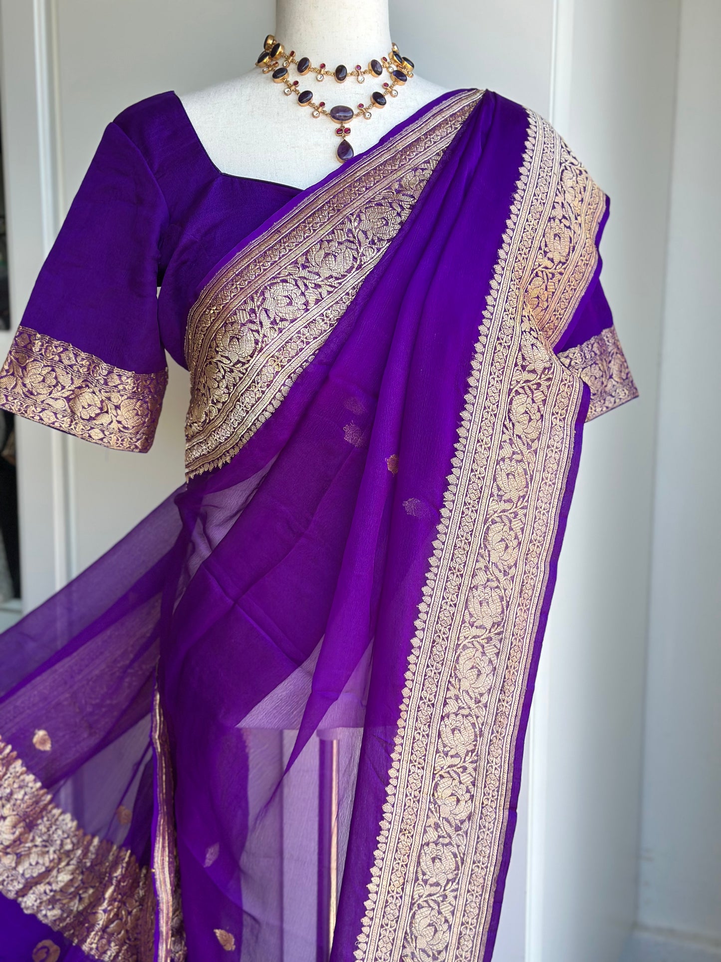 Pure Georgette Saree | Banarasi Saree | Sarees in USA
