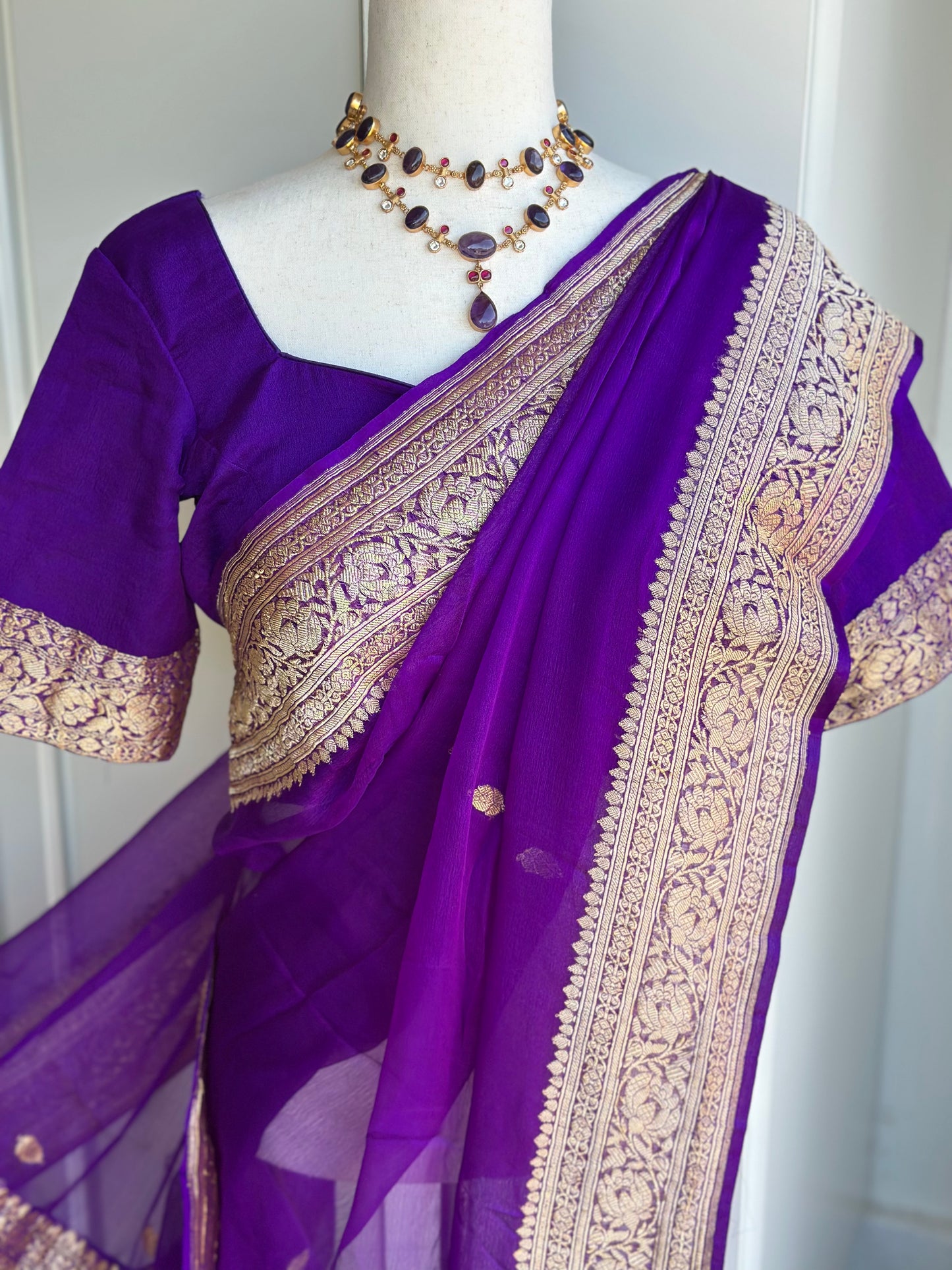 Pure Georgette Saree | Banarasi Saree | Sarees in USA