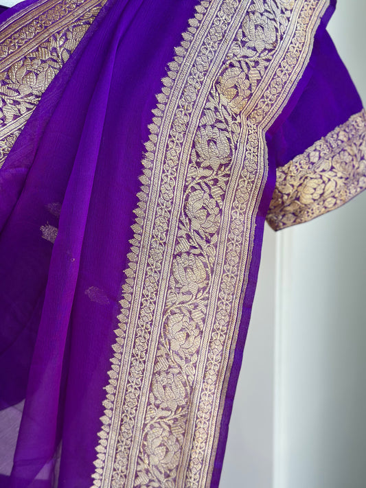 Pure Georgette Saree | Banarasi Saree | Sarees in USA
