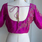 Pure Raw Silk  Embroidery Blouse | Saree Blouses in USA