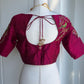 Raw Silk Embroidery Blouse | Saree Blouses in USA
