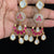 Semi Precious  Kundan Earrings