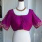 Raw Silk Embroidery Blouse | Saree Blouses in USA
