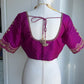 Raw Silk Embroidery Blouse | Saree Blouses in USA