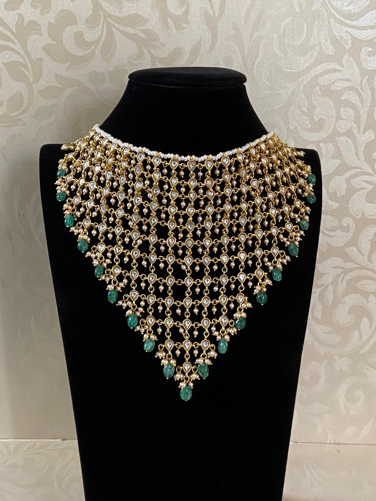 Kundan Jaali  Choker Necklace | Indian bridal jewelry