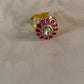 Jadau Kundan Finger Ring | Adjustble Finger Ring