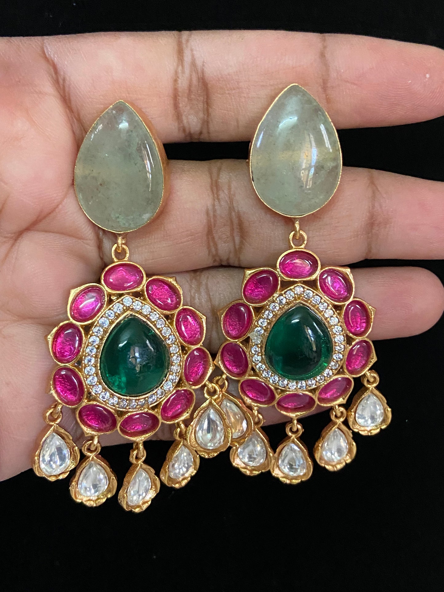 Fusion earrings | Indian jewelry in USA