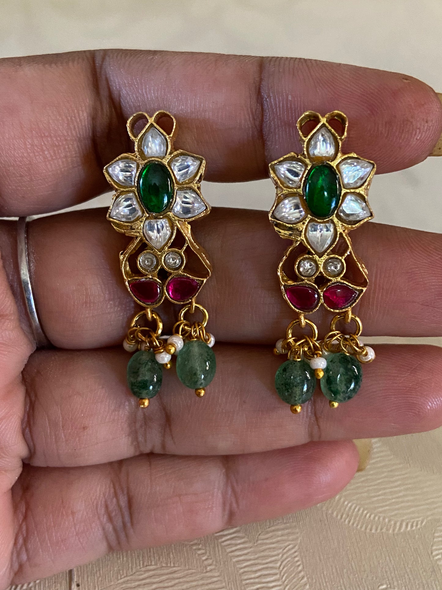 Antique Kundan Earrings | Indian Jewelry In USA