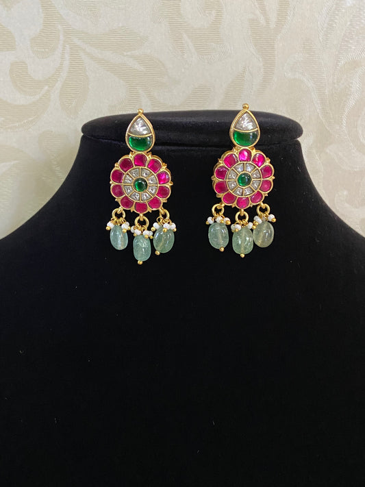 Jadau Kundan Earrings | Traditional Kundan Earrings