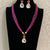 Polki Kundan Pendant Beads Mala Necklace | Indian Jewelry