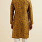 Mustard Yellow Printed Kurta