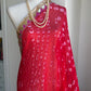 Gotta Patti Border Bandhini Silk Dupatta | Party Wear Dupatta
