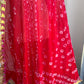 Gotta Patti Border Bandhini Silk Dupatta | Party Wear Dupatta