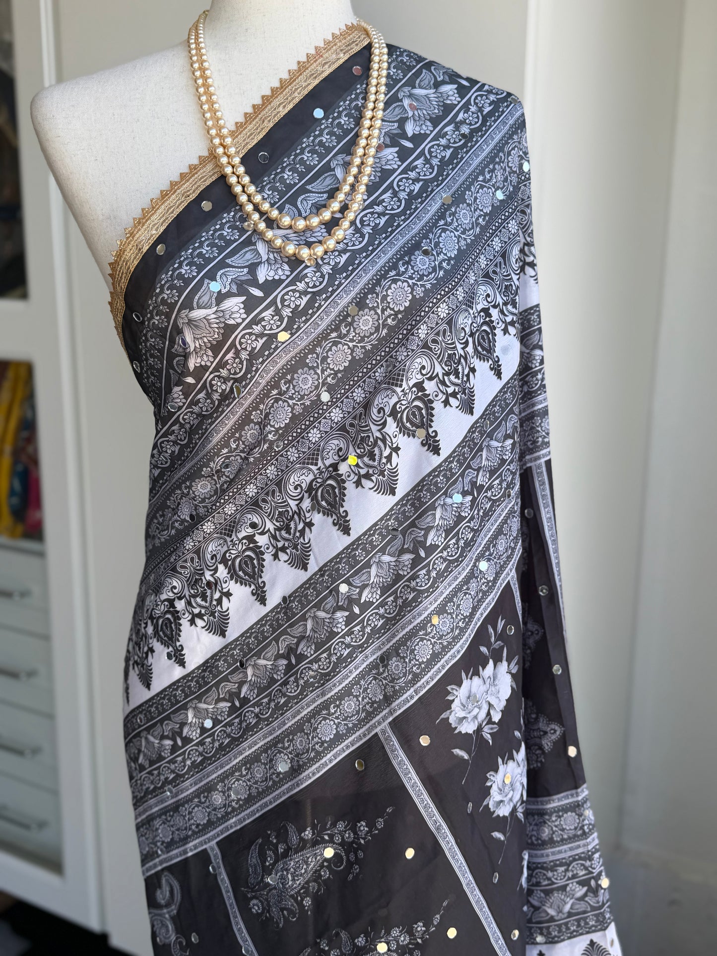 Mirror Work Dupatta |   Party wear Dupatta