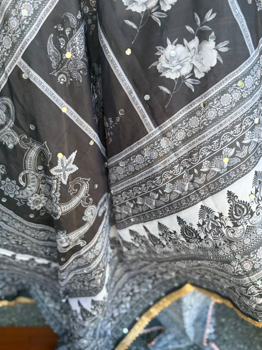 Mirror Work Dupatta |   Party wear Dupatta