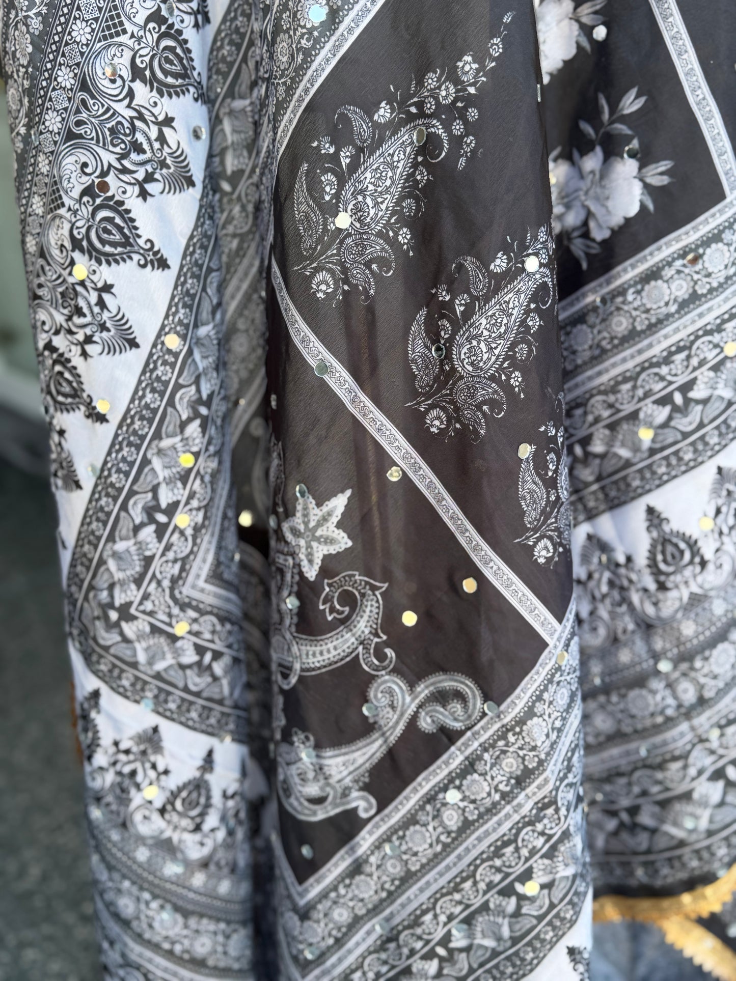 Mirror Work Dupatta |   Party wear Dupatta