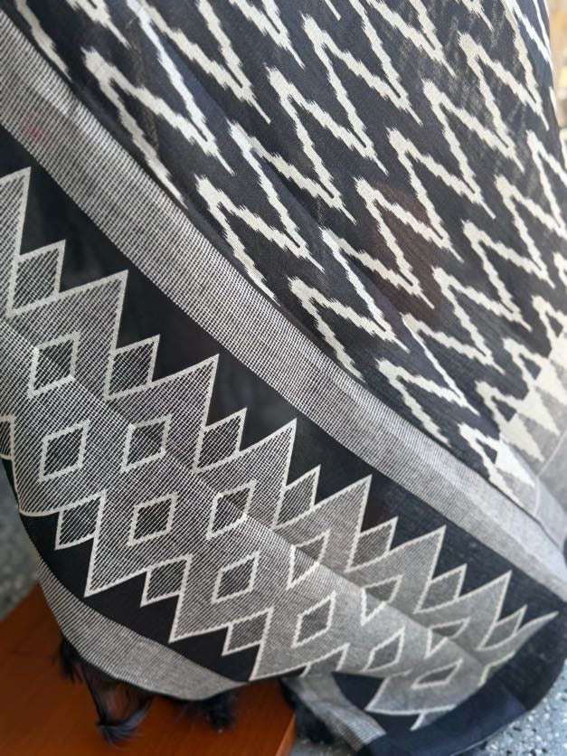 Ikkat Printed Dupatta |  Art silk dupatta | Party wear Dupatta