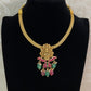 Laksmi Kundan Pendant Nanu Patti Necklace | Traditional Jewelry In USA