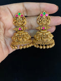 Antique Temple Lakshmi Jumkis | Traditional Earrings In USA