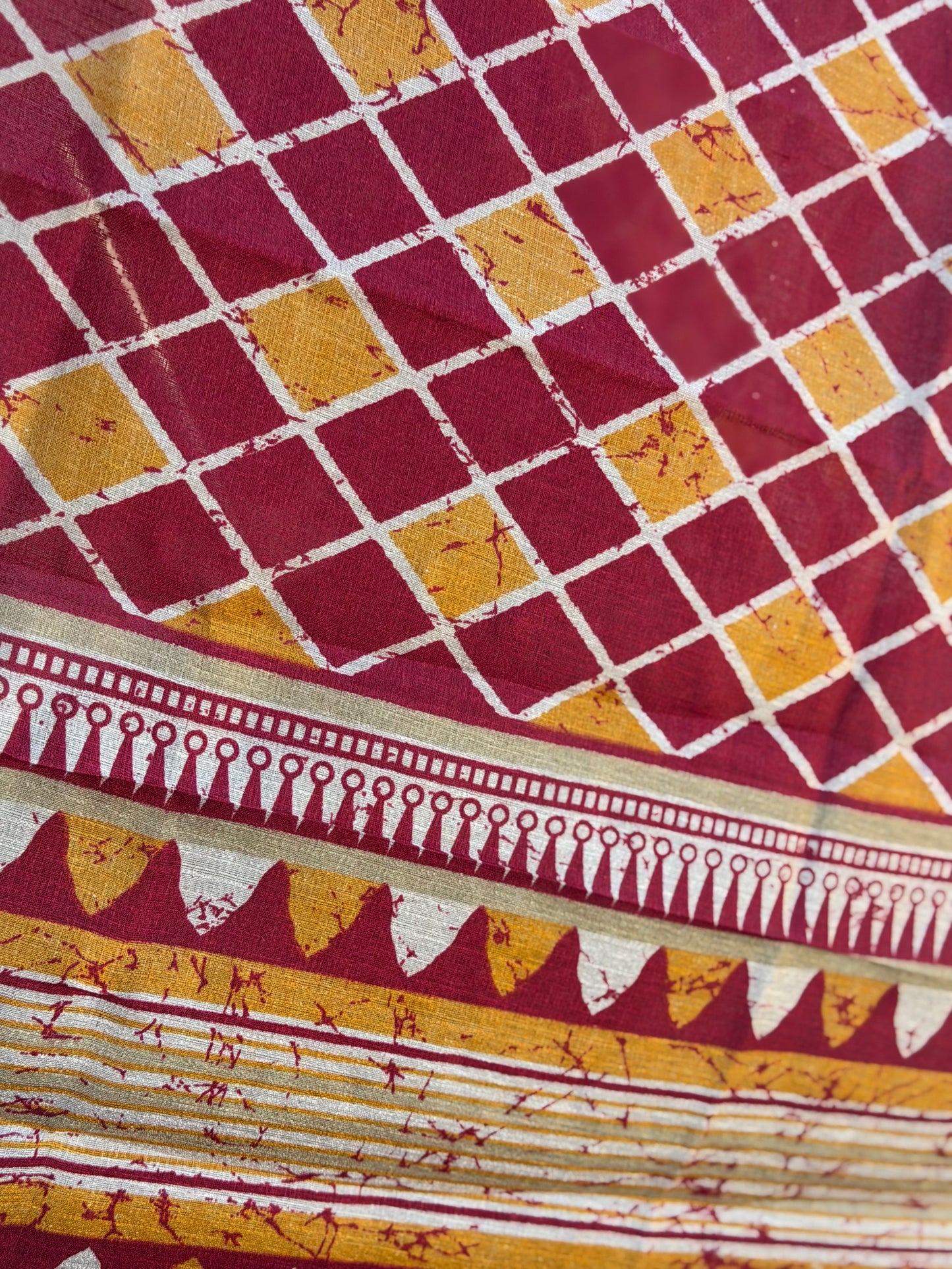 Printed silk Dupatta | gift idea
