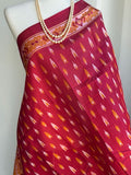 Art Silk Red Dupatta |  Party wear Dupatta