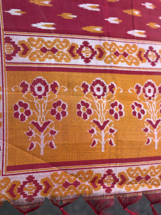 Art Silk Red Dupatta |  Party wear Dupatta