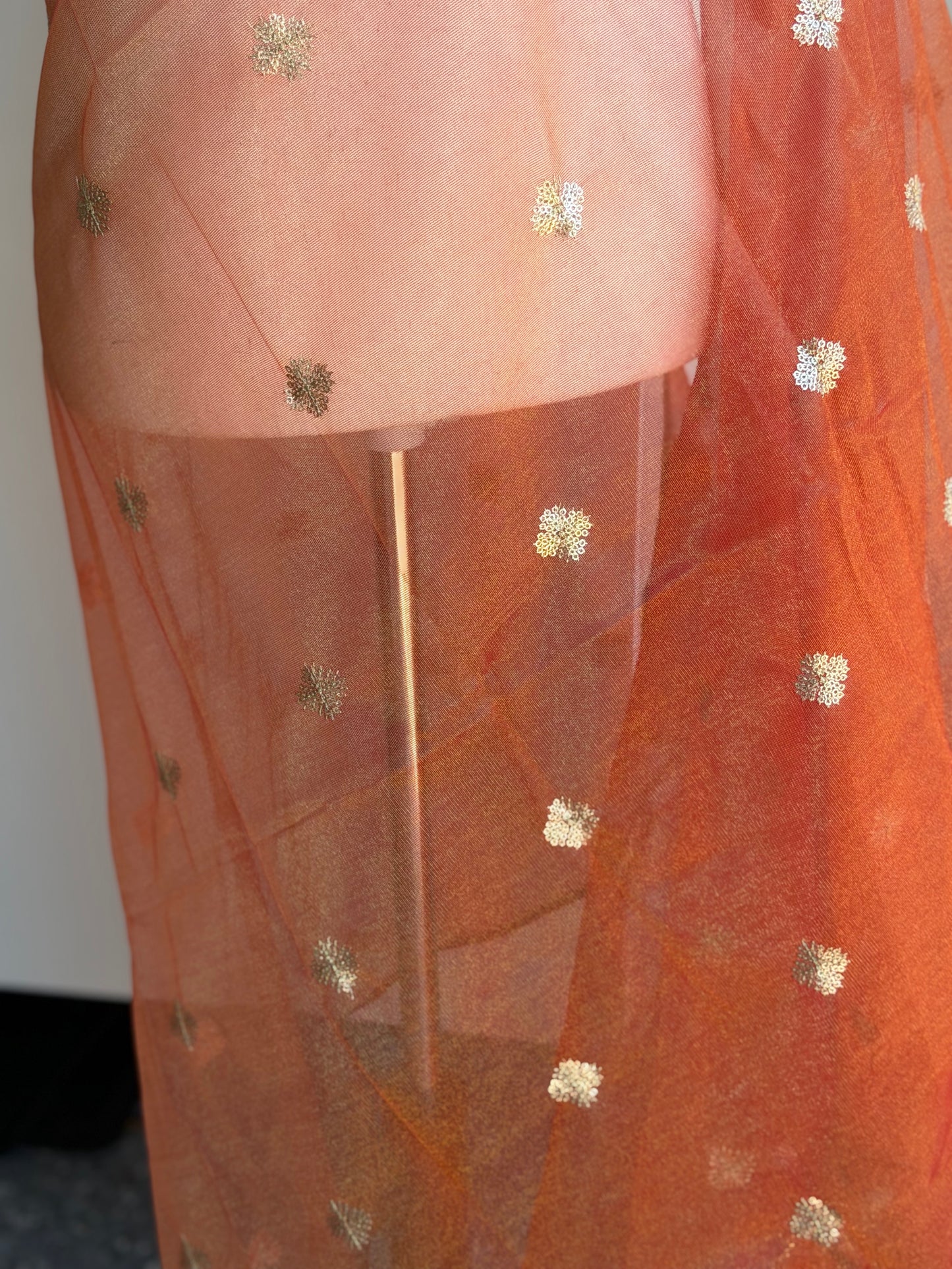 Shimmer Tissue Silk Dupatta | Party Wear Dupatta