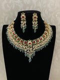 Ahmadabadi Kundan Necklace | Jadau Kundan Necklace Set  | Traditional Bridal Necklace