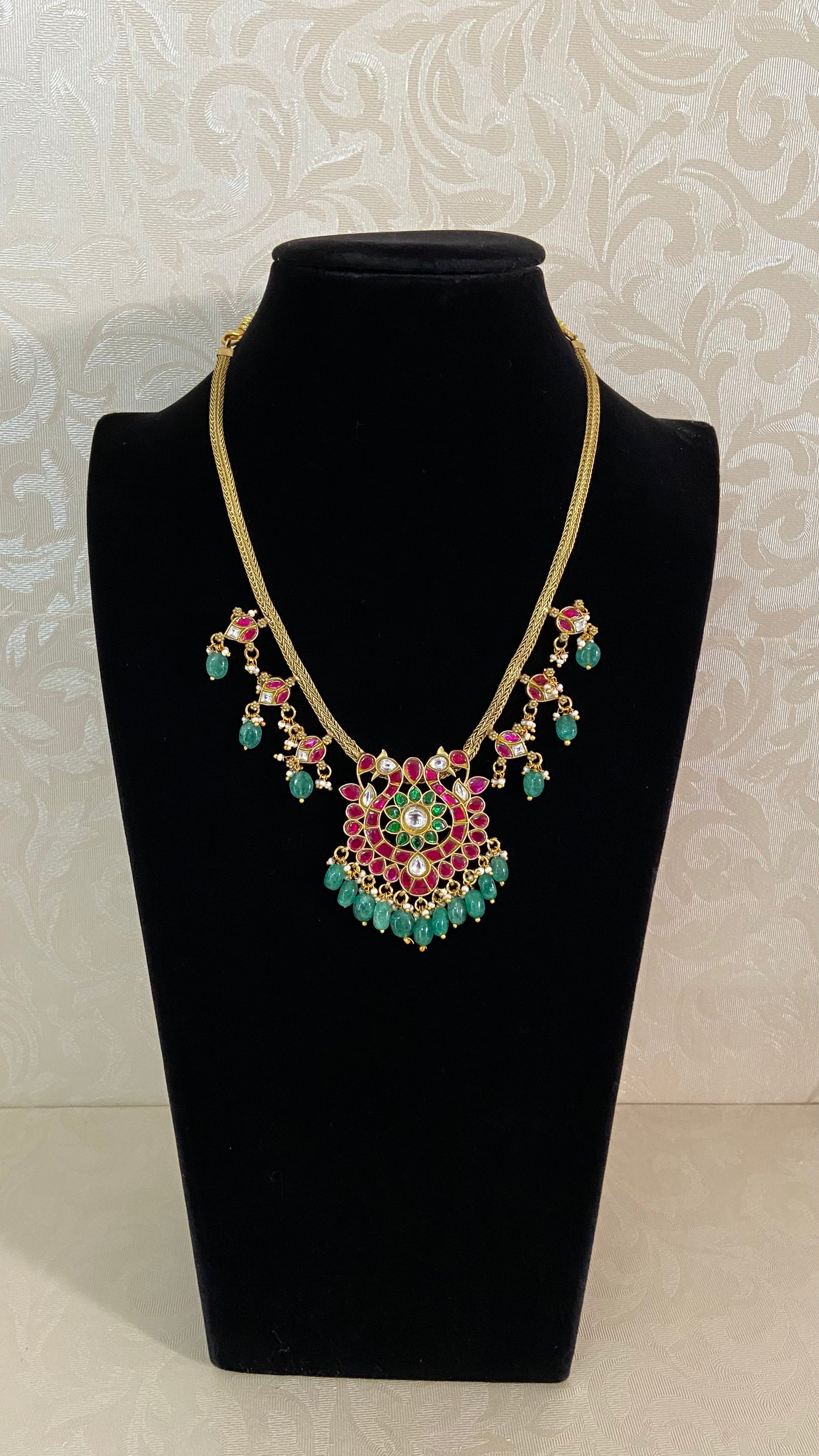 Antique Jadau Kundan Necklace | Indian jewelry In USA