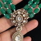 Green Beads Kundan Necklace | Indian jewellery in USA