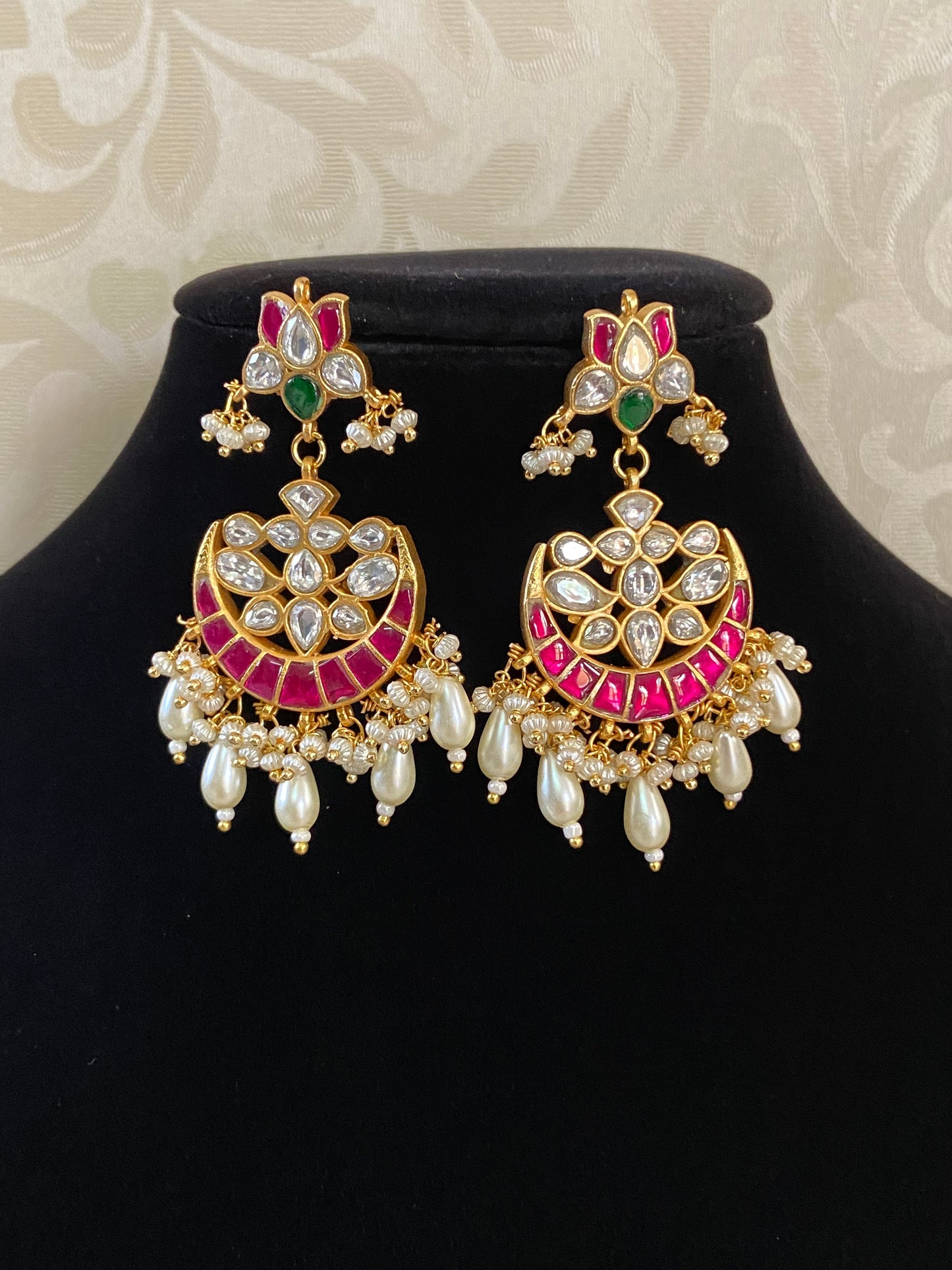 Jadau Kundan Earrings | Indian Earrings