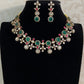 Moissanite Emerald  Ruby Necklace Set | Latest Jewelry In USA