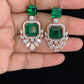 AD Kundan Rose Gold Earrings | Indian Earrings