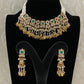 Polki Kundan Pearl Choker With Earrings |  Ahmadabadi Kundan jewelry| Indian Necklace In USA