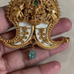 Traditional Lakshmi Tiger Nail Pendant | Puli Goru Pendant