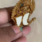 Traditional Lakshmi Tiger Nail Pendant | Puli Goru Pendant