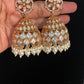 AD Polki Jumki Earrings | Indian Jumki