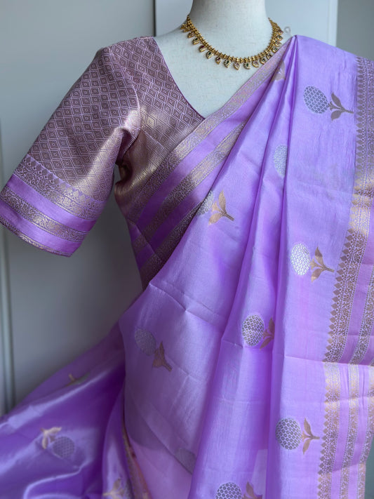 Pure Raw Mango Saree | Silk Mark Certified Saree