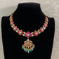 Floral Jadau Kundan Necklace | Traditional Indian Jewelry