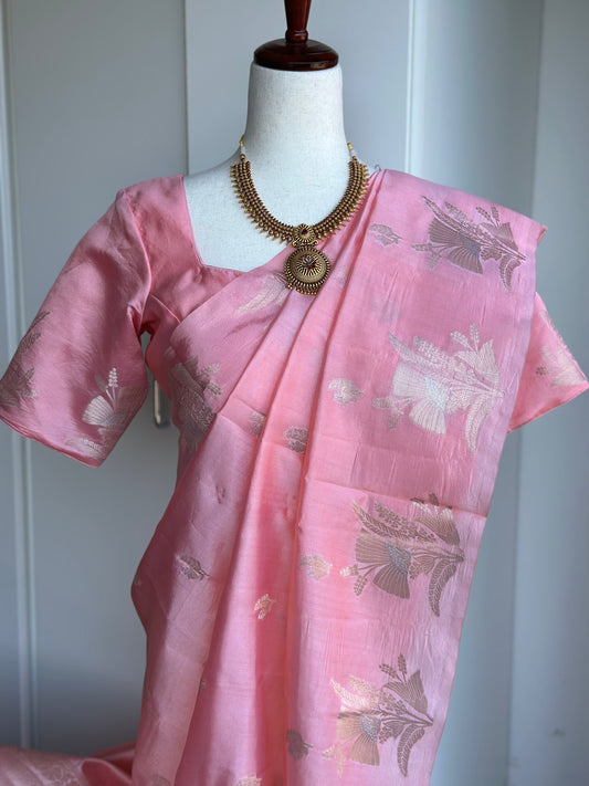 Pure Raw Mango Saree | Traditional Saree| Partywear Saree