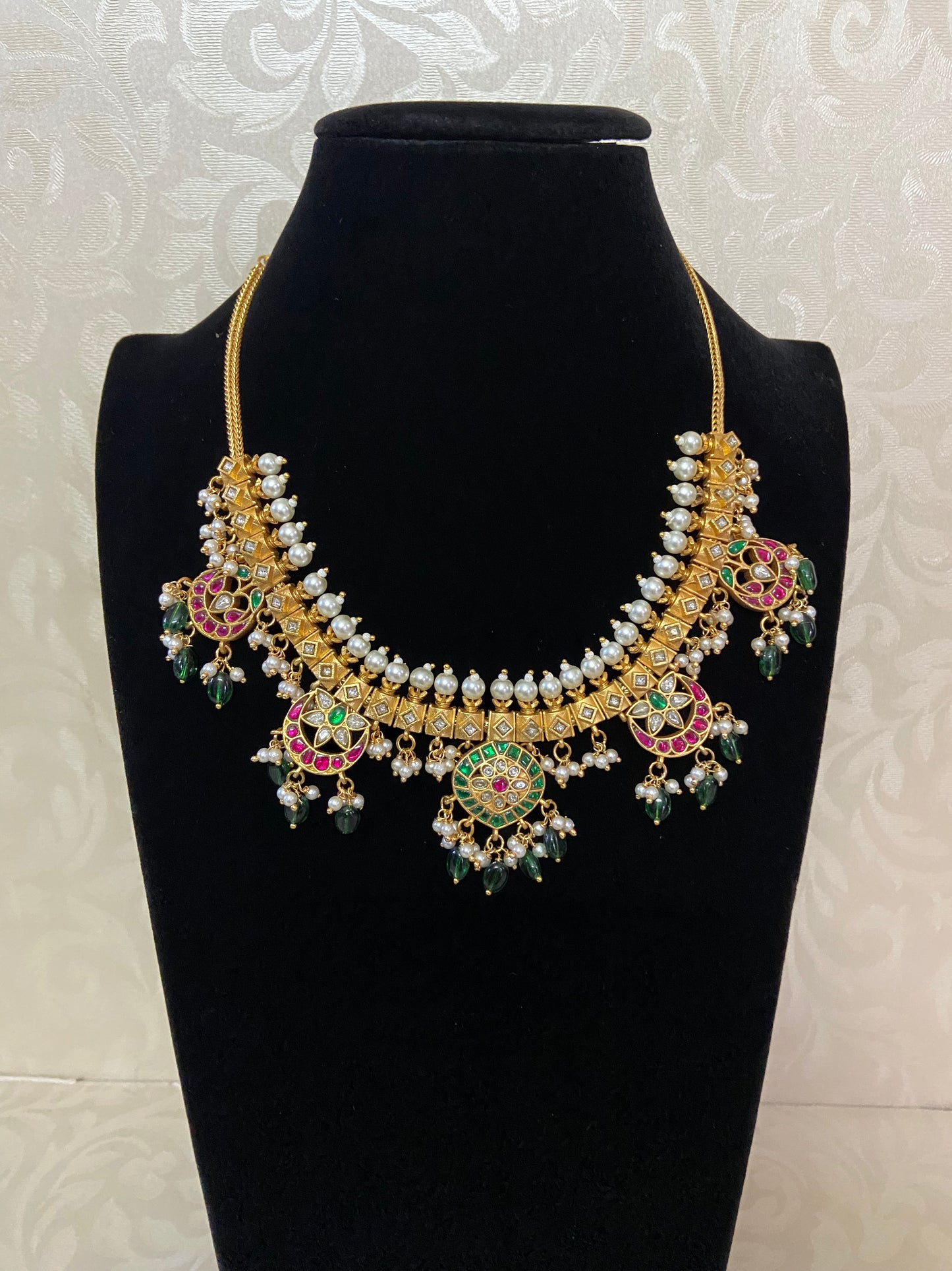 Jadau Kundan Necklace |  Indian Traditional Jewelry