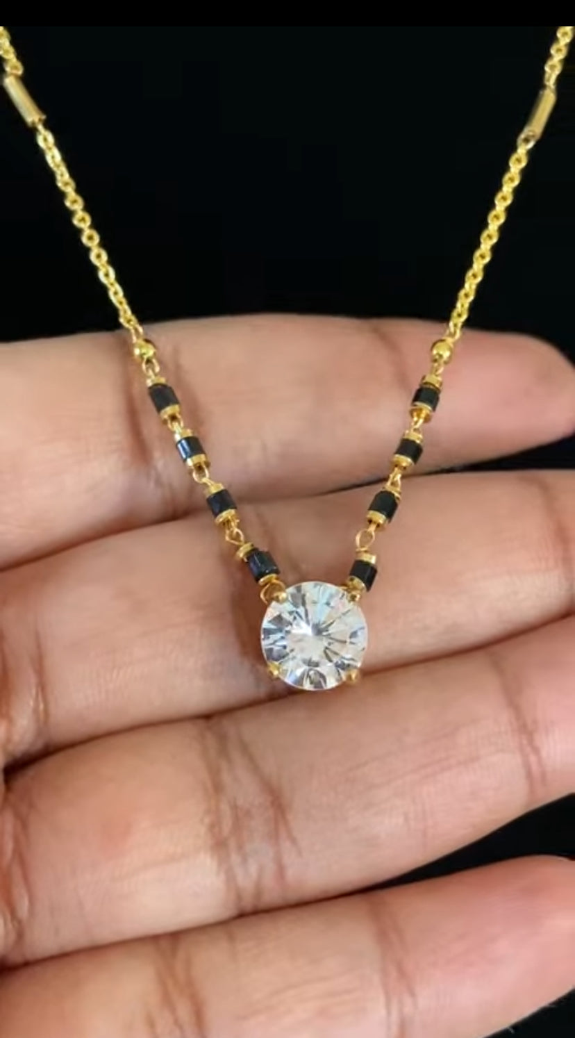 Mangalsutra | AD Pendant Mangalasutra