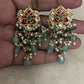 Jadau Kundan Earrings | Ahmadabadi Kundan jewelry |  Indian Earrings