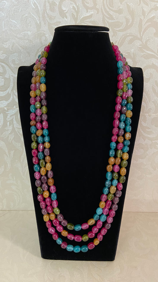 Gem Grade Onyx Beads Necklace | Indian jewelry in USA