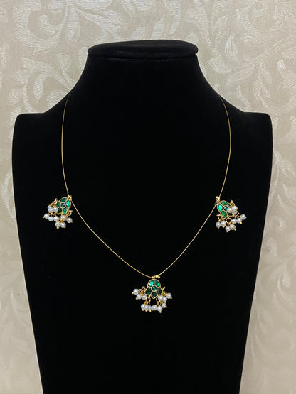 Jadau Kundan Invisible Necklace | Latest Necklace