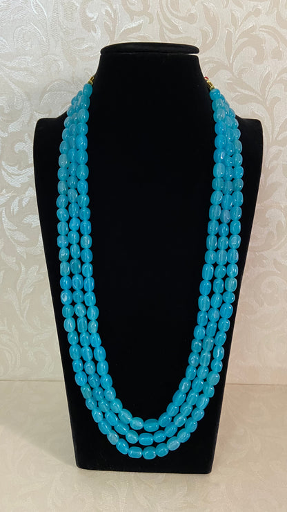Gem Grade Onyx Beads Necklace | Indian jewelry in USA