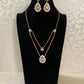 Simple Polki Necklace With Earrings | Indian Necklace | Gift Idea